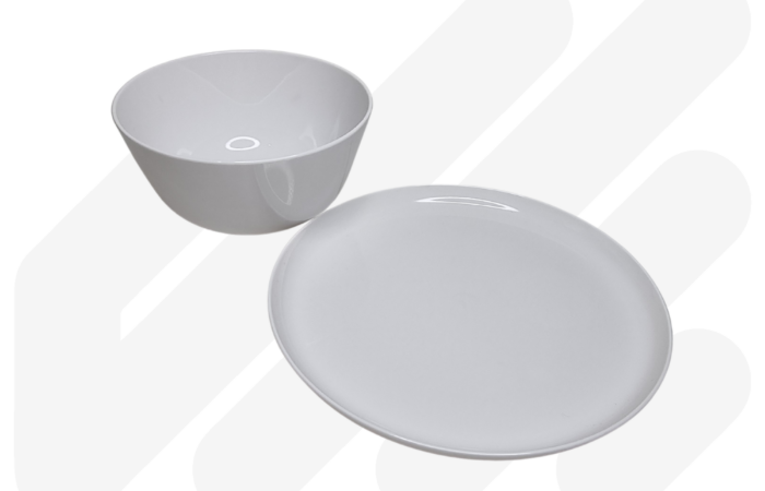 Palm Outdoor Non-Slip Bowl & Plate