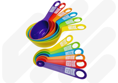 Coloured Measuring Cups & Spoons