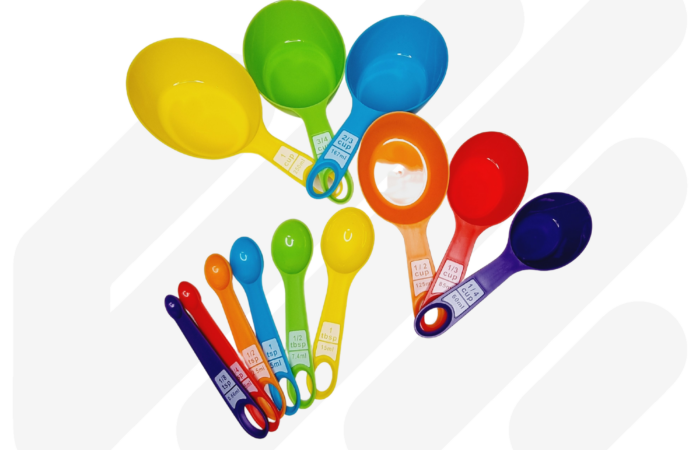 Coloured Measuring Cups & Spoons