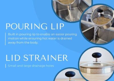 Ergo Pouring Lip & Strainer