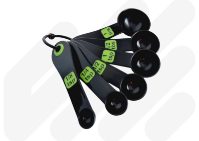 Black/Green High Contrast Measuring Cups & Spoons