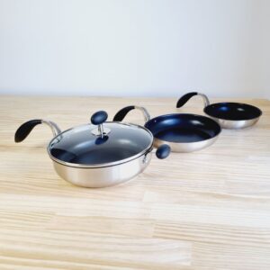 Ergo Cookware 4pc Frying & Sauté Set